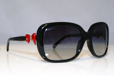 CHANEL Womens Boxed Designer Sunglasses Black Square Red Bow 5171 1231/8G 17285