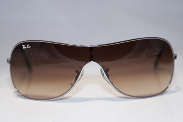 RAY-BAN Mens Designer Sunglasses Silver Shield RB 3211 004/13 15390