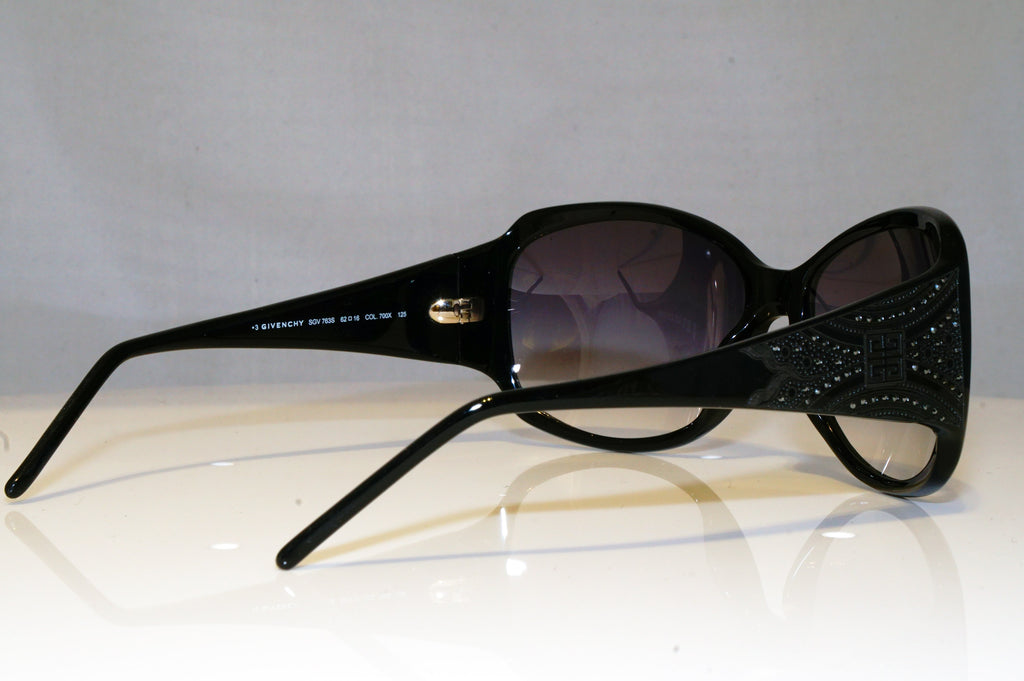 GIVENCHY Womens Diamante Designer Sunglasses Black SGV 763S COL 700X 17299