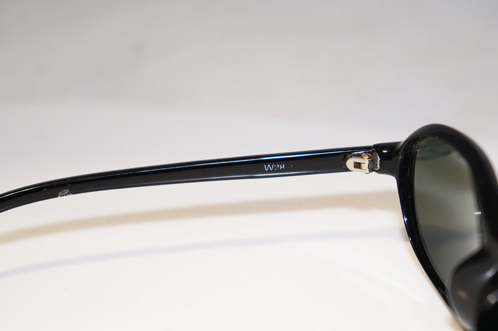 RAY-BAN 1990 Vintage Mens Designer Sunglasses Black Oval W2801 BLK 15364