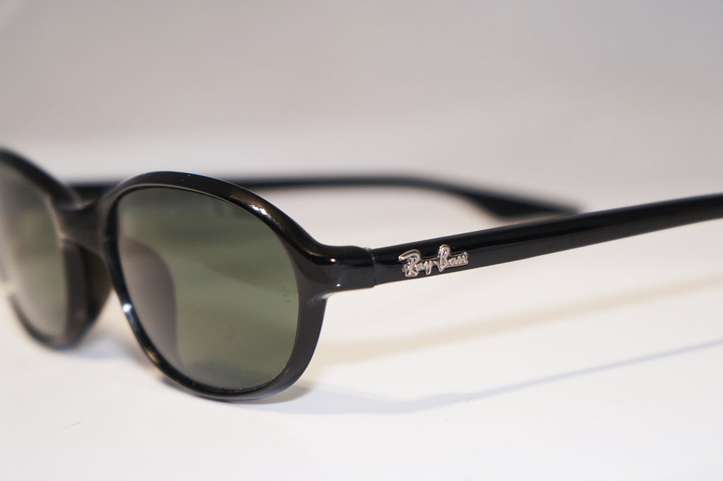 RAY-BAN 1990 Vintage Mens Designer Sunglasses Black Oval W2801 BLK 15364