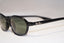 RAY-BAN 1990 Vintage Mens Designer Sunglasses Black Oval W2801 BLK 15364