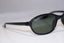 RAY-BAN 1990 Vintage Mens Designer Sunglasses Black Oval W2801 BLK 15364