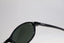 RAY-BAN 1990 Vintage Mens Designer Sunglasses Black Oval W2801 BLK 15364