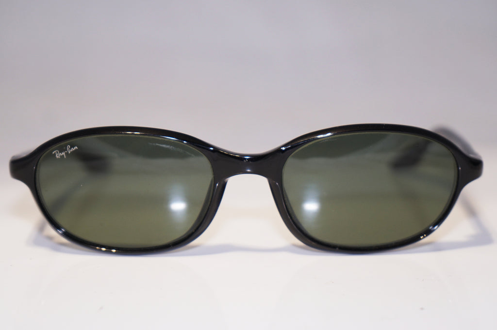 RAY-BAN 1990 Vintage Mens Designer Sunglasses Black Oval W2801 BLK 15364