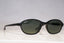 RAY-BAN 1990 Vintage Mens Designer Sunglasses Black Oval W2801 BLK 15364