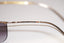 GUCCI 1990 Vintage Mens Designer Sunglasses Gold Wrap GG 2652 000/BD 14785