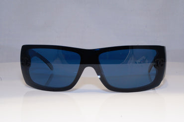 CHANEL Mens Womens Diamante Designer Sunglasses Black Shield 5088-B 810/80 19444