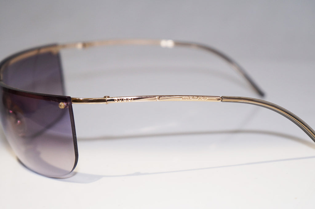 GUCCI 1990 Vintage Mens Designer Sunglasses Gold Wrap GG 2652 000/BD 14785