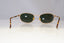 RAY-BAN Mens Vintage 1990 Designer Sunglasses Gold Rectangle W2842 GLD 20663