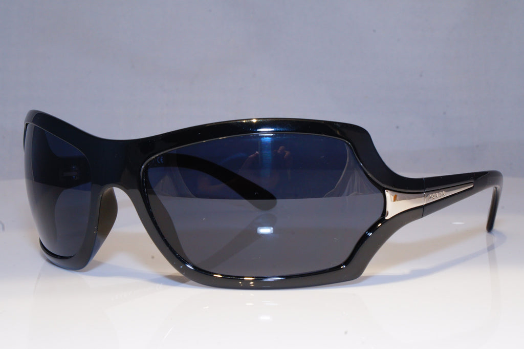 PRADA Womens Designer Sunglasses Black Wrap SPR 11G 1AB-1A1 19463