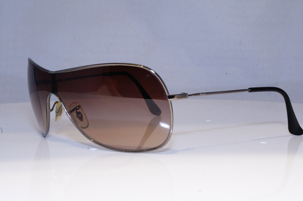 RAY-BAN Mens Designer Sunglasses Silver Shield RB 3211 004/13 19456