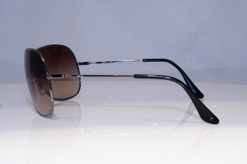 RAY-BAN Mens Designer Sunglasses Silver Shield RB 3211 004/13 19456