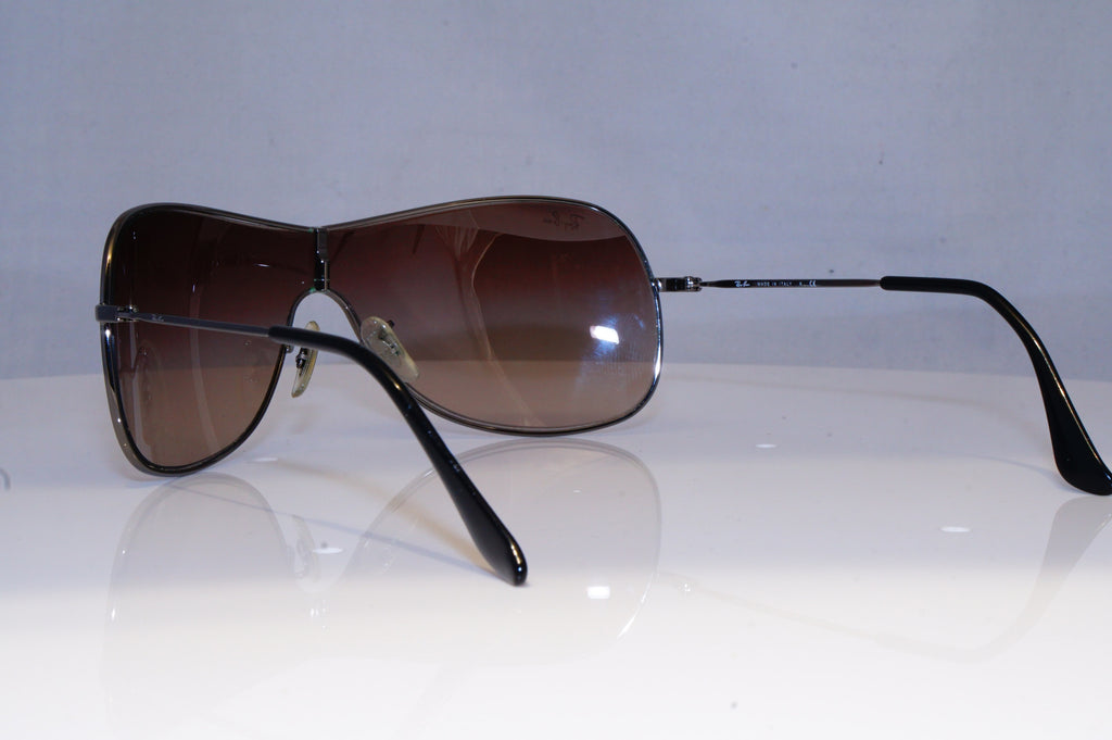 RAY-BAN Mens Designer Sunglasses Silver Shield RB 3211 004/13 19456