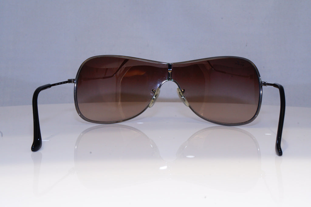 RAY-BAN Mens Designer Sunglasses Silver Shield RB 3211 004/13 19456