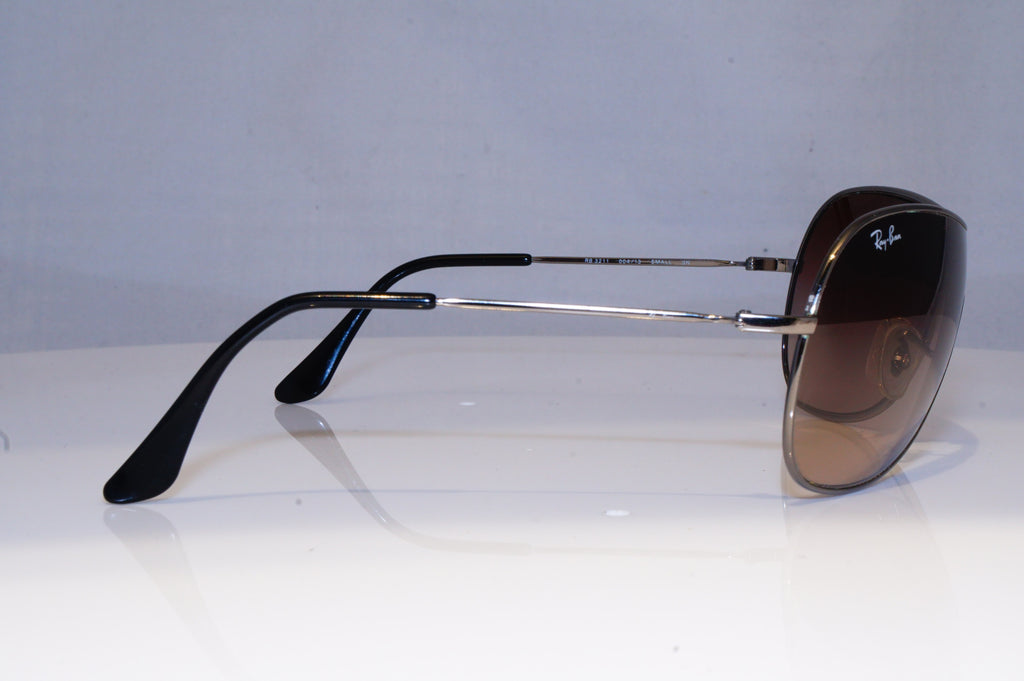 RAY-BAN Mens Designer Sunglasses Silver Shield RB 3211 004/13 19456