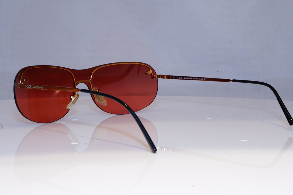 DOLCE & GABBANA Mens Womens Designer Sunglasses Gold Shield DG 129S 233 19440