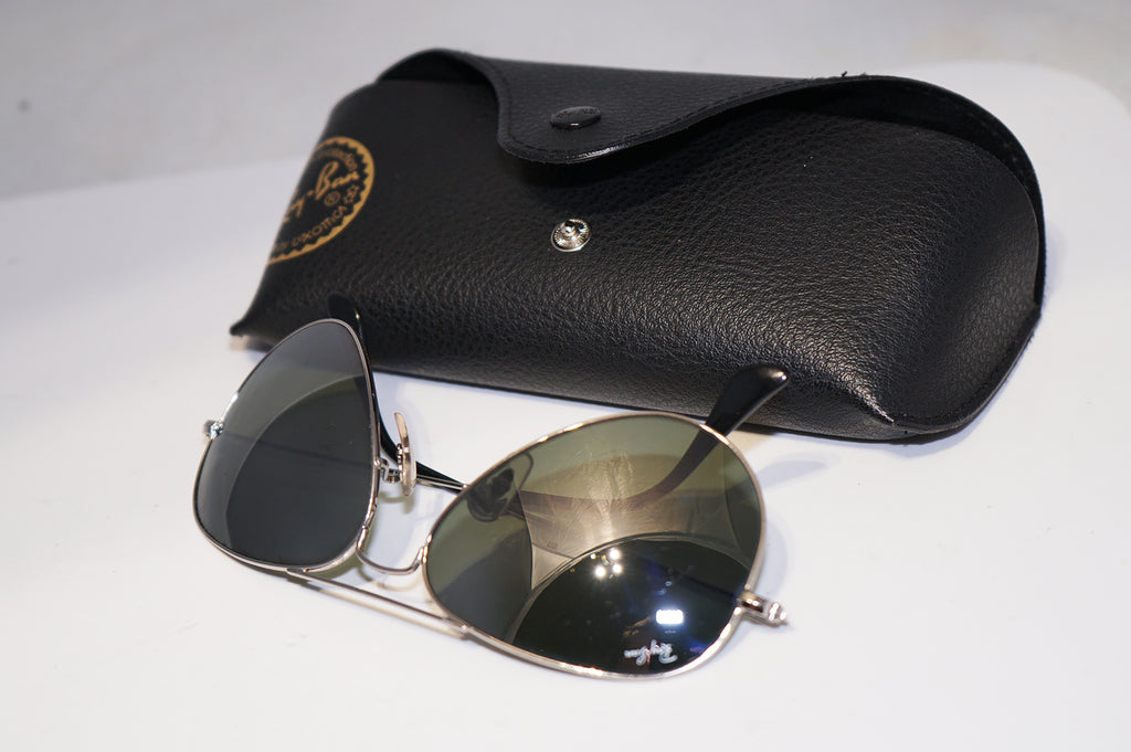 RAY-BAN Mens Designer Sunglasses Silver Aviator 58mm RB 3025 W3277 15530