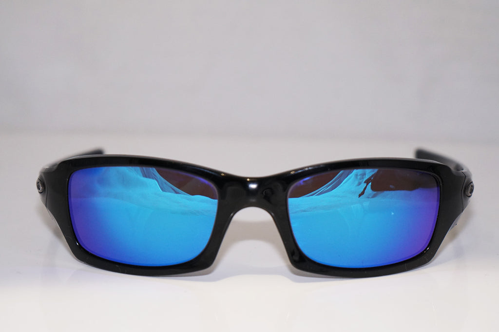 OAKLEY Vintage Mens Designer Mirror Flash Sunglasses Black Fives 3.0 1 2 14567