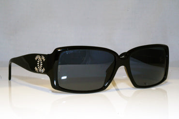 CHANEL Womens Diamante Designer Sunglasses Black Rectangle 5114 501/87 17287