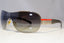 PRADA Mens Designer Sunglasses Silver Shield SPS 54H 1BC-5D1 20658