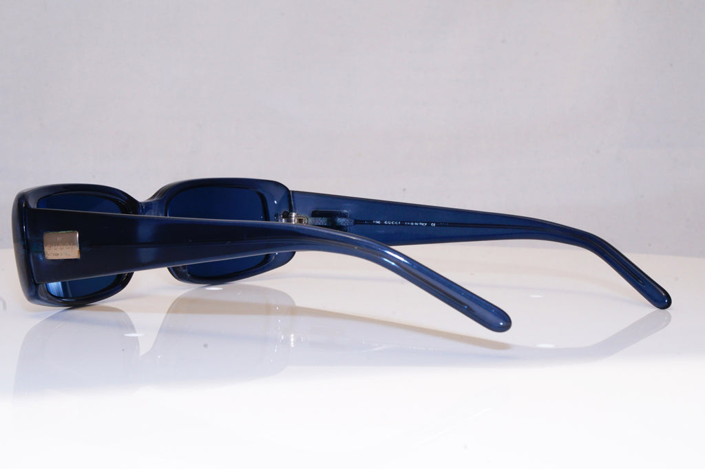 GUCCI Womens Vintage 1990 Designer Sunglasses Blue Rectangle GG 2450 K04 16759
