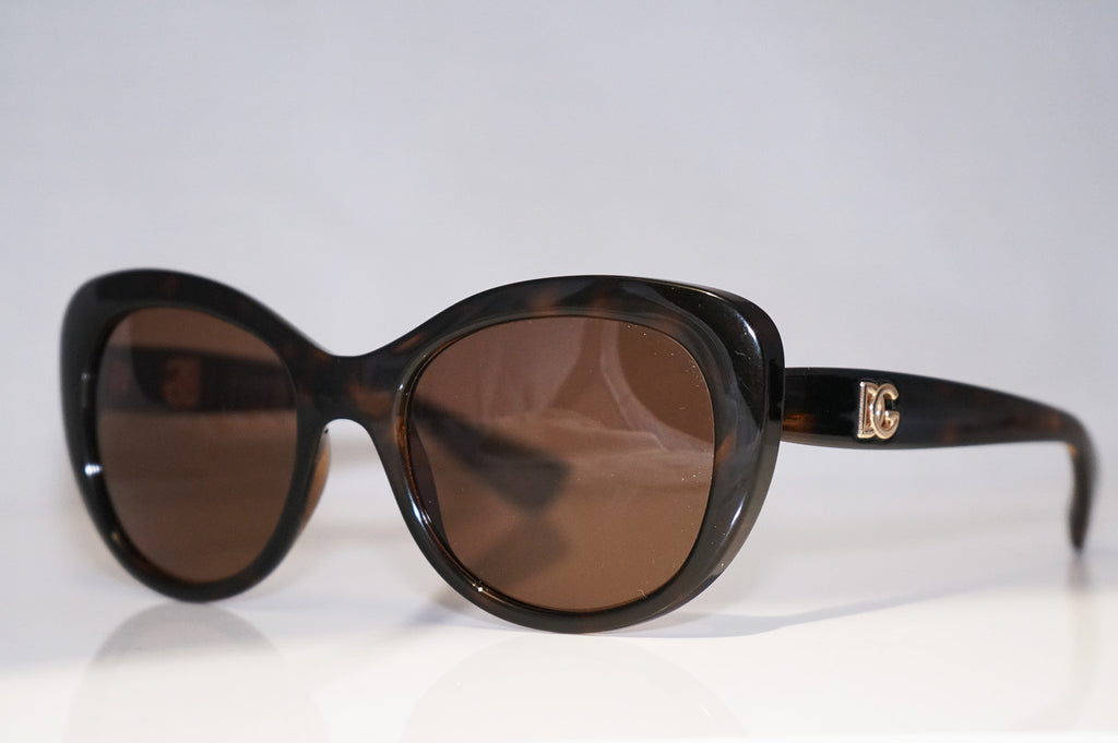 DOLCE & GABBANA Womens Designer Sunglasses Brown Butterfly DG 6090 502/13 13521