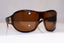 GUCCI Womens Designer Sunglasses Brown Wrap WORN LOGOS GG 2881 D28BN 17514