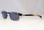 GUCCI Mens Womens Vintage Designer Sunglasses Black Rectangle GG 1615 5ZD 20645