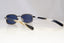 GUCCI Mens Womens Vintage Designer Sunglasses Black Rectangle GG 1615 5ZD 20645