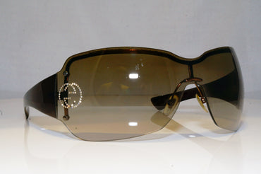 GUCCI Womens Diamante Designer Sunglasses Brown Shield GG 2671 H4SAY 17253
