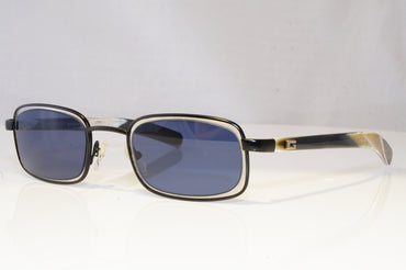 GUCCI Mens Womens Vintage Designer Sunglasses Black Rectangle GG 1615 5ZD 20645