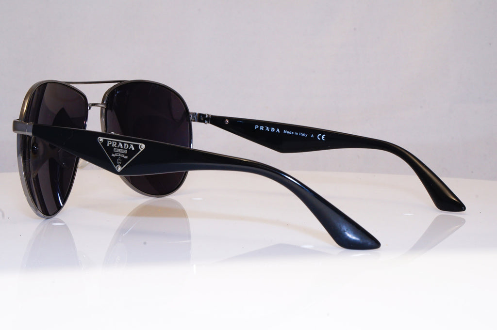 PRADA Mens Designer Sunglasses Black Aviator SPR 53Q 5AV-0A7 17163