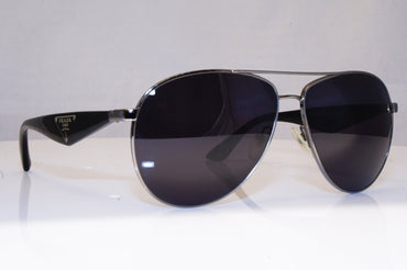 PRADA Mens Designer Sunglasses Black Aviator SPR 53Q 5AV-0A7 17163