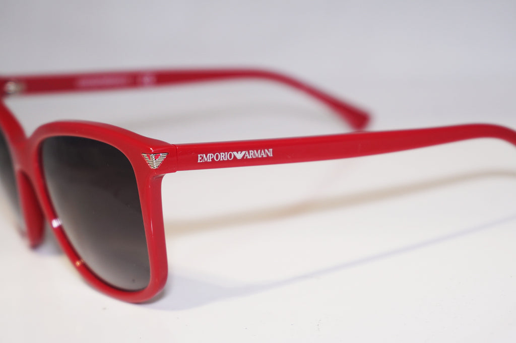 EMPORIO ARMANI Womens Designer Sunglasses Red Butterfly EA 4060 5456/8G 16060