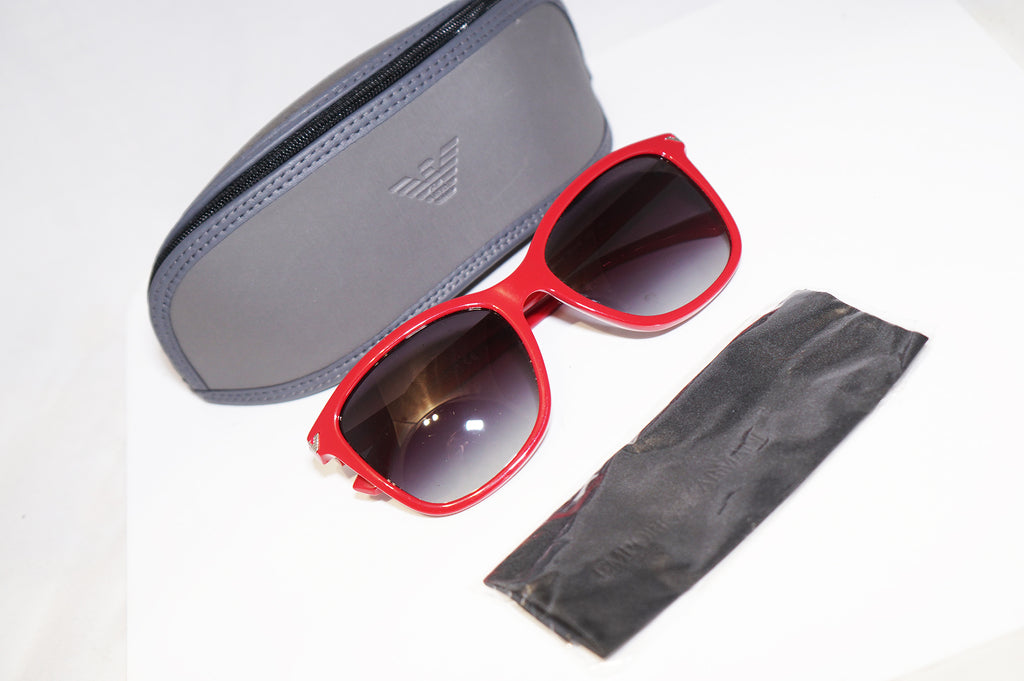 EMPORIO ARMANI Womens Designer Sunglasses Red Butterfly EA 4060 5456/8G 16060