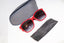 EMPORIO ARMANI Womens Designer Sunglasses Red Butterfly EA 4060 5456/8G 16060