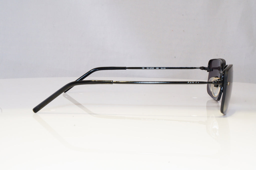GUCCI Mens Vintage 1990 Designer Sunglasses Black Rectangle GG 1675 006 20636