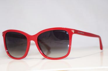 EMPORIO ARMANI Womens Designer Sunglasses Red Butterfly EA 4060 5456/8G 16060