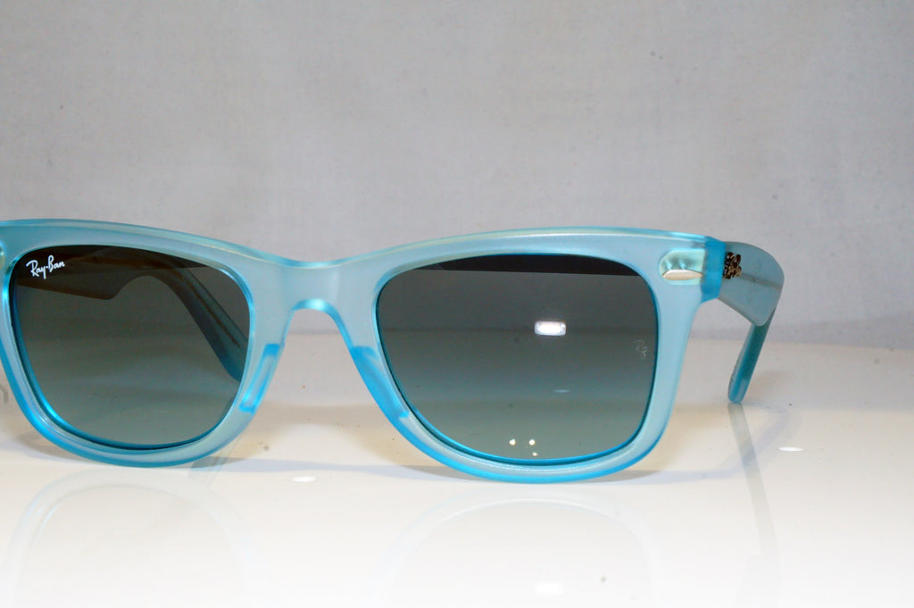 RAY-BAN Mens Designer Sunglasses Blue Wayfarer Ice Blueberry RB 2140 6055 17239