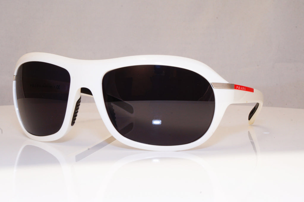 PRADA Mens Designer Sunglasses White Wrap SPS 04I 4AO-4S1 16881