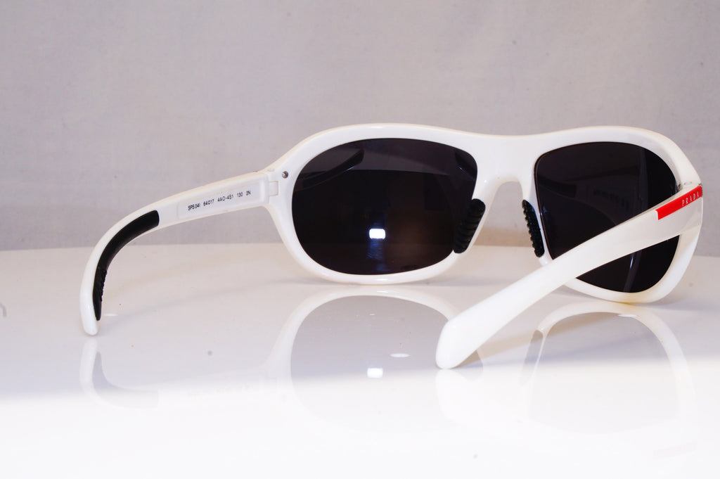 PRADA Mens Designer Sunglasses White Wrap SPS 04I 4AO-4S1 16881