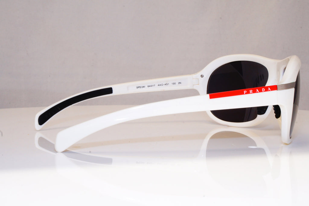 PRADA Mens Designer Sunglasses White Wrap SPS 04I 4AO-4S1 16881