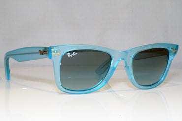 RAY-BAN Mens Designer Sunglasses Blue Wayfarer Ice Blueberry RB 2140 6055 17239