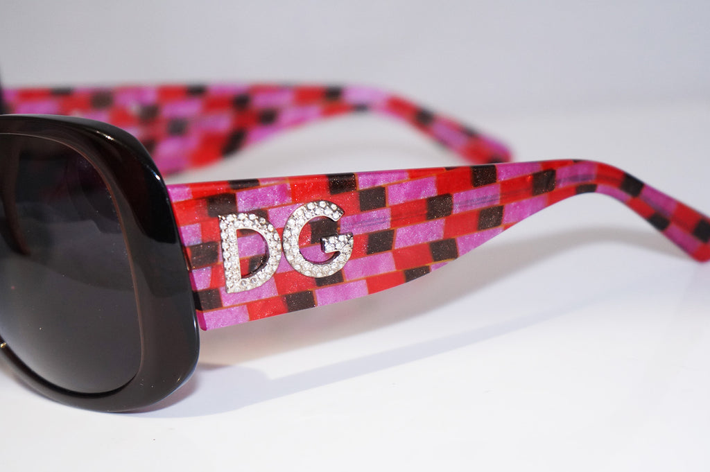 DOLCE & GABBANA Womens Designer Crystal Sunglasses Pink DG 4033 845/8G 14774