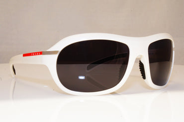 PRADA Mens Designer Sunglasses White Wrap SPS 04I 4AO-4S1 16881