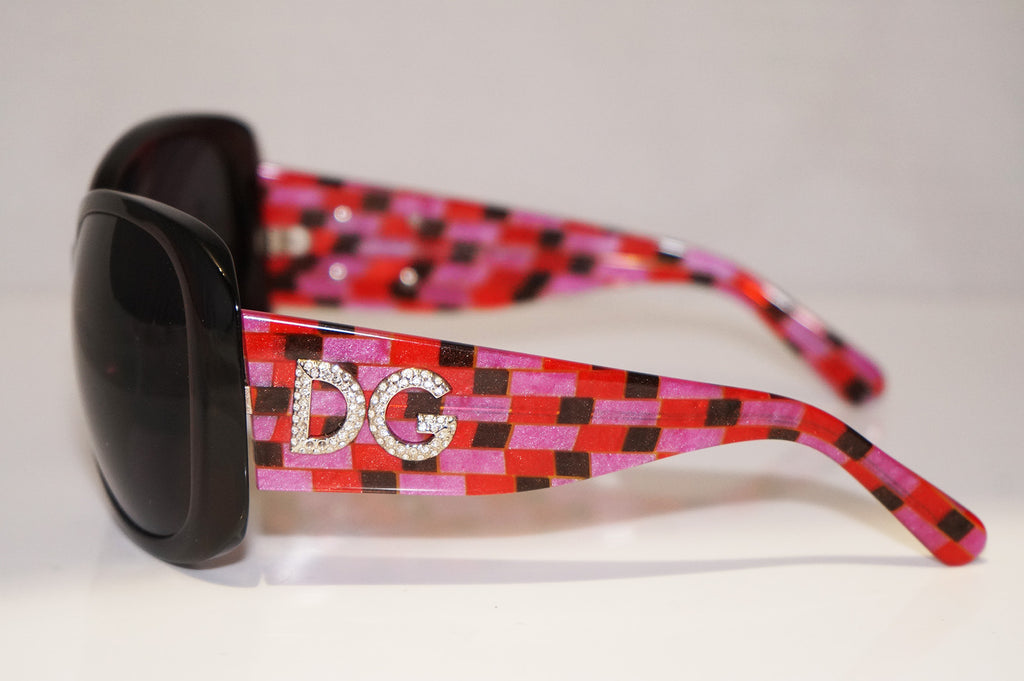 DOLCE & GABBANA Womens Designer Crystal Sunglasses Pink DG 4033 845/8G 14774