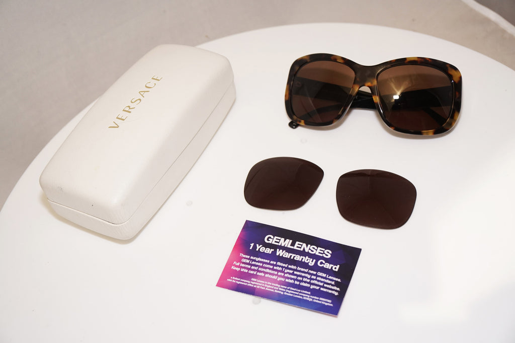 VERSACE Womens Designer Sunglasses Brown Butterfly MEDUSA 4212 941/73 17803