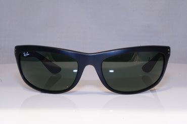 RAY-BAN Mens Vintage 1990 Designer Sunglasses Black Wrap RB 4089 601-S 19434