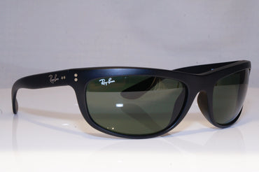 RAY-BAN Mens Vintage 1990 Designer Sunglasses Black Wrap RB 4089 601-S 19434